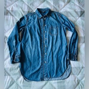 Uniqlo Classic Blue Denim Top